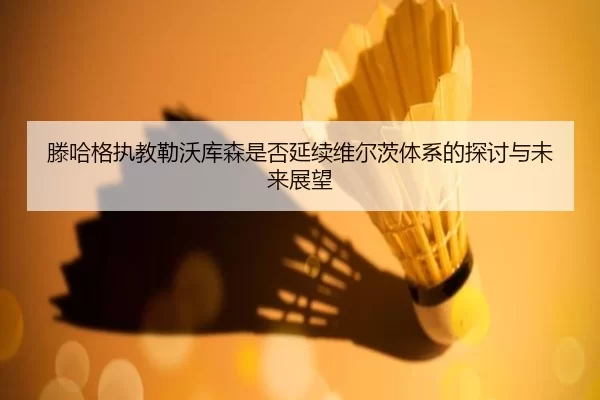 滕哈格执教勒沃库森是否延续维尔茨体系的探讨与未来展望